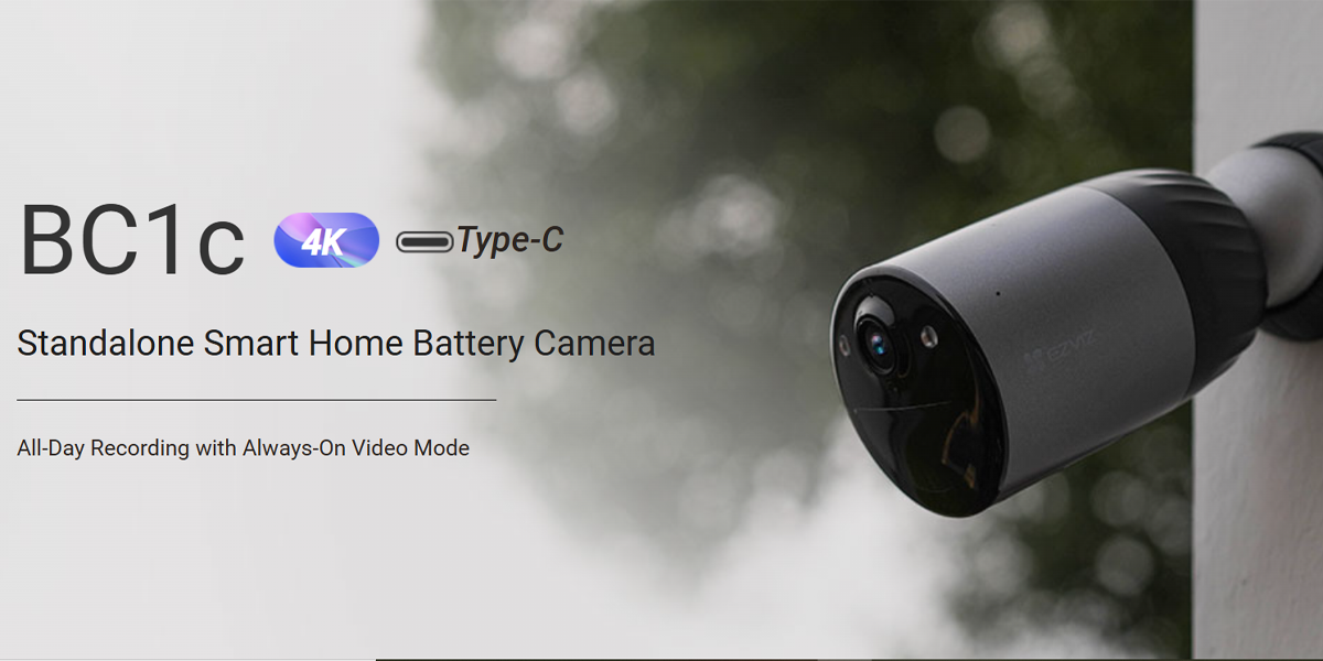 Camera Ezviz BC1C 4K 1 BC1C CAMERA NANG LUONG PIN 4K