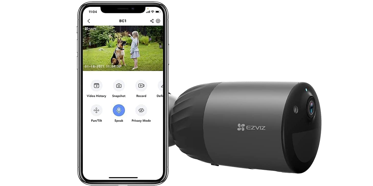 Camera Ezviz BC1C 4K 9 CAMERA BC1C PIN NANG LUONG 4K
