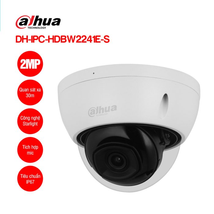 Camera IP 2MP DAHUA DH IPC HDBW2241E S