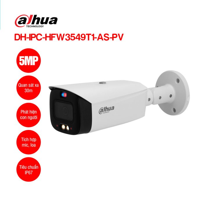 Camera IP 5MP DAHUA DH IPC HFW3549T1 AS PV