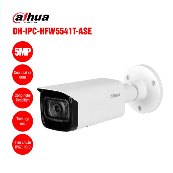 Camera IP 5MP DAHUA DH IPC HFW5541T ASE