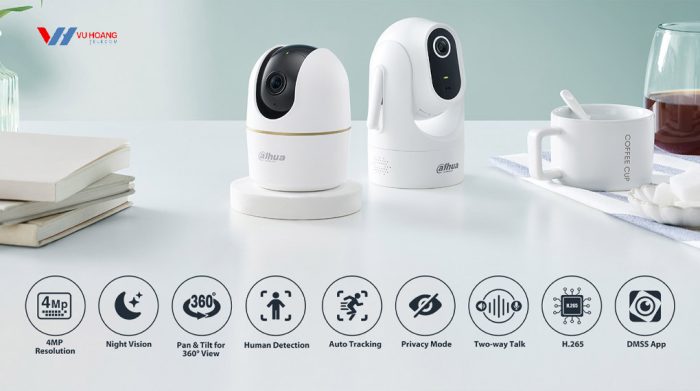 Camera Wifi quay quet trong nha Hero C1 4MP DAHUA