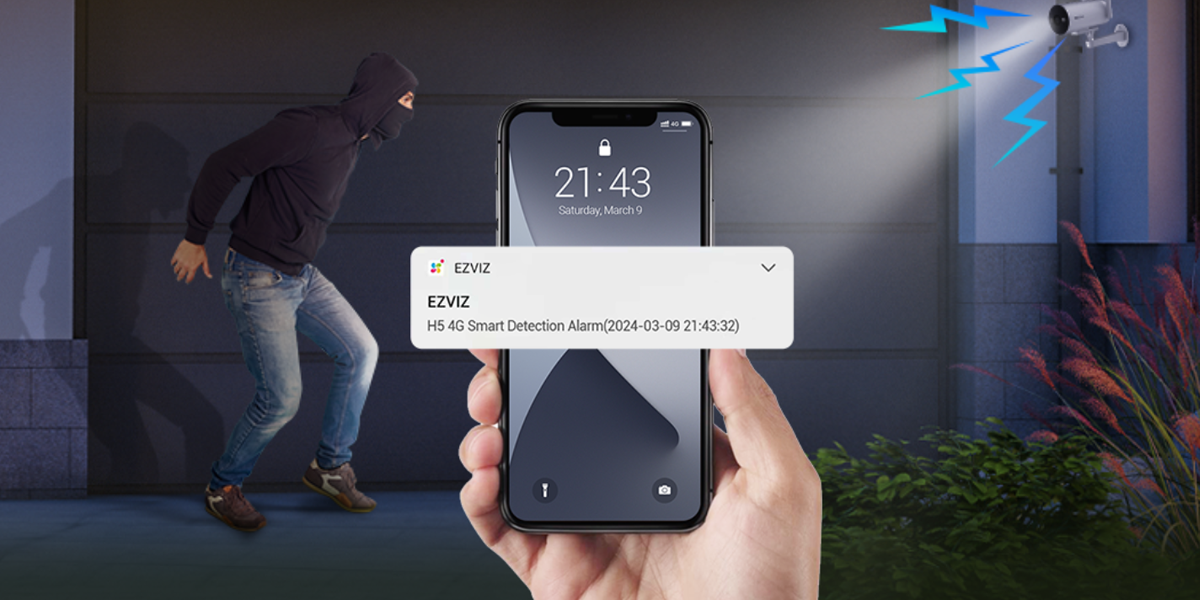 Camera 4G Ezviz Ngoài Trời CS-H5 2K 4 H5 2K 4G CAMERA EZVIZ
