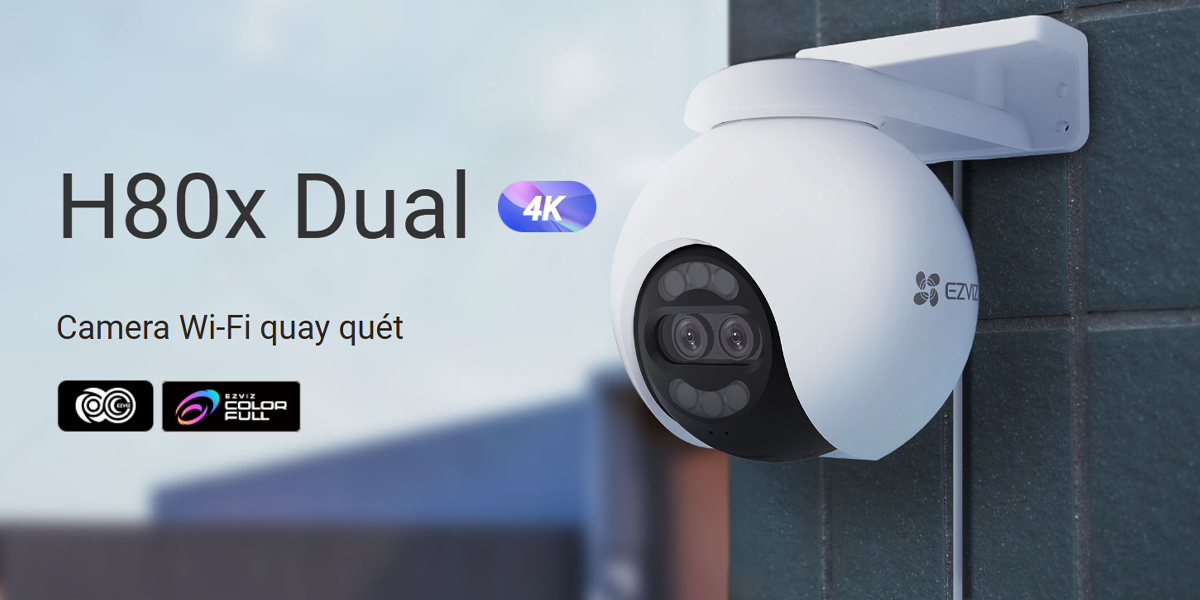 H80X Camera Ezviz quay quet ong kinh kep