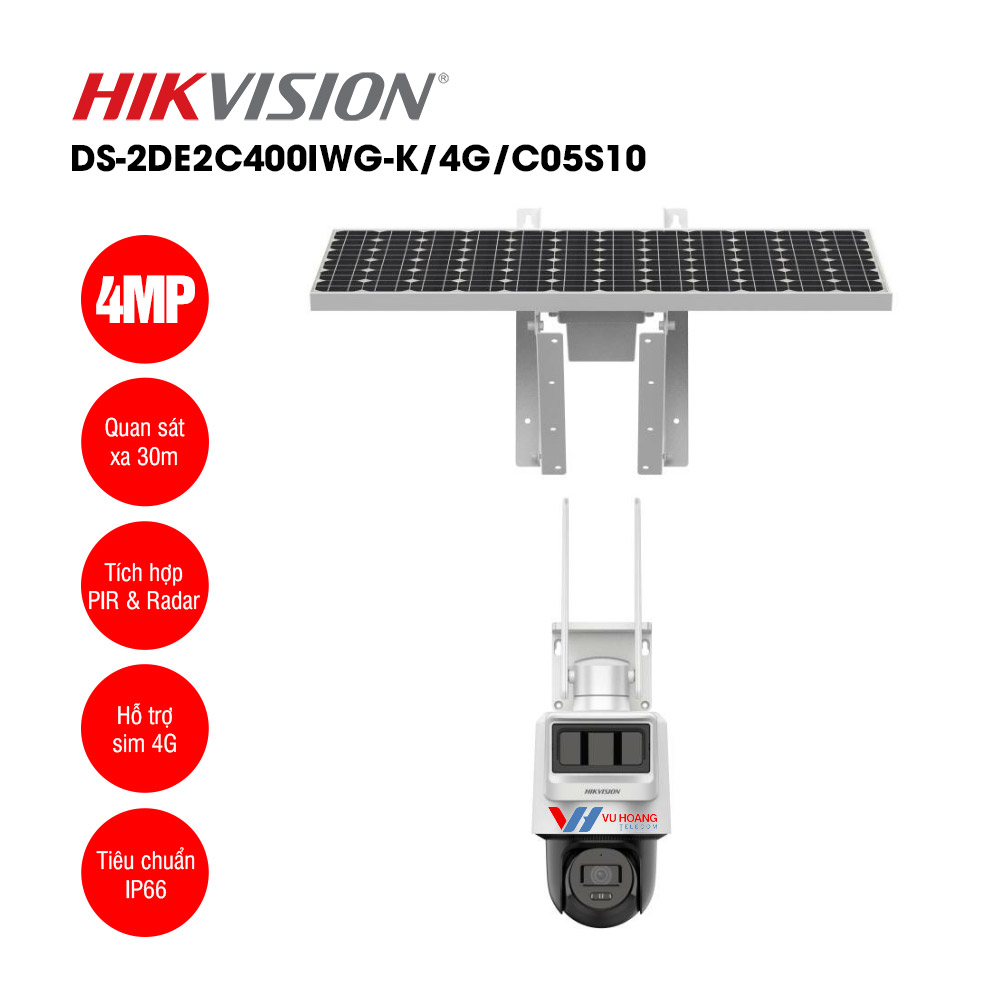 Camera IP PT 4G Hikvision DS-2DE2C400IWG-K/4G/C09S20 Camera IP PT 4G Hikvision DS-2DE2C400IWG-K/4G/C09S20