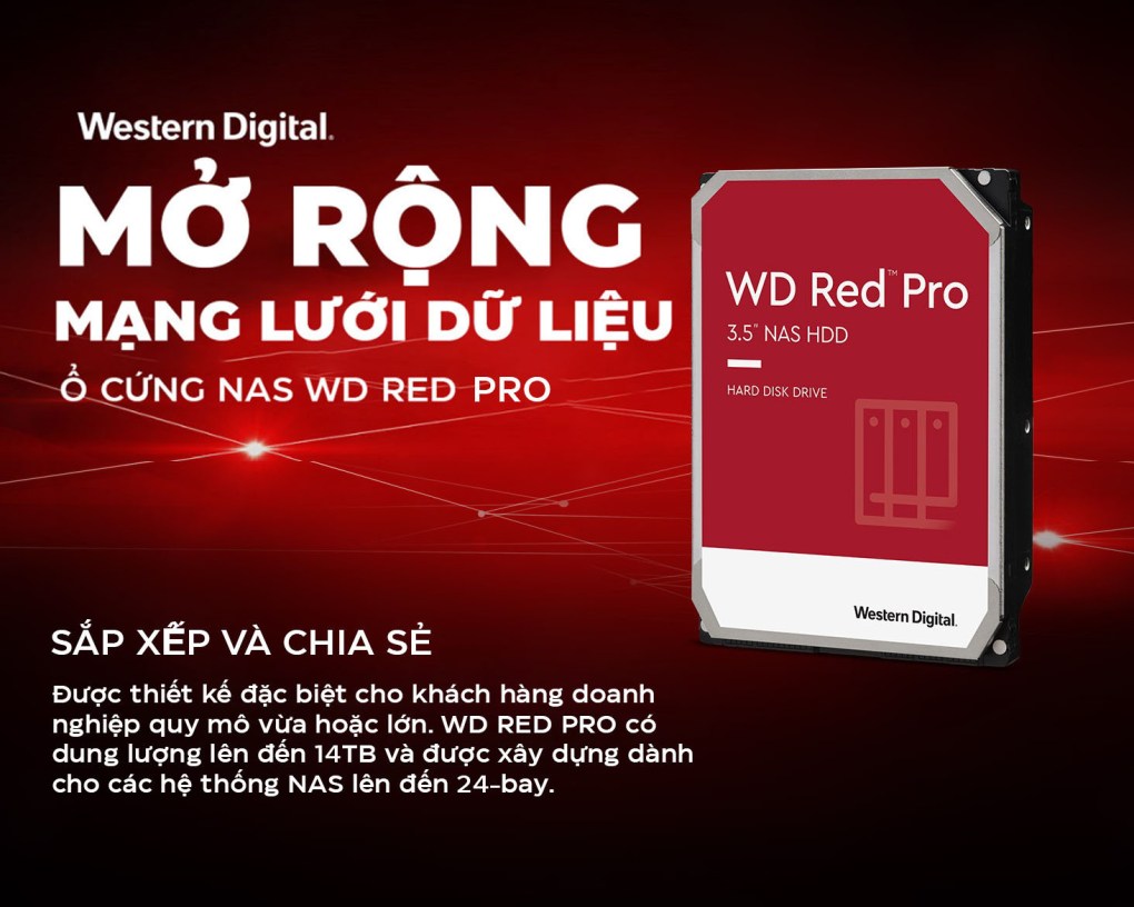 Ổ cứng HDD WD Red Pro 3.5 inch