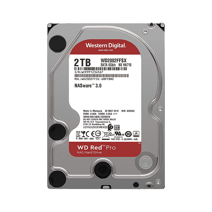 54496 c ng hdd wd red pro 2tb 3 5 inch 7200rpm sata3 6gbs 64mb cache