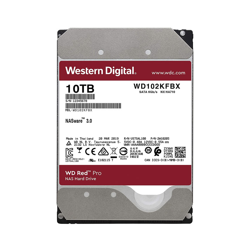 54499 c ng hdd wd red pro 10tb 3 5 inch 7200rpm