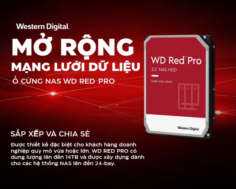 Ổ cứng HDD WD Red Pro 3.5 inch